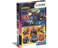 Clementoni Dėlionė 2x20 vnt. - Batwheels
