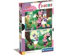 Clementoni Dėlionė 2x60 vnt. - Pelytė Minė
