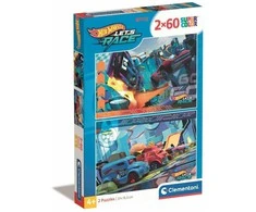 Clementoni Dėlionė 2x60 vnt. - HotWheels
