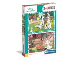 Clementoni Dėlionė 2x60 vnt. - Disney