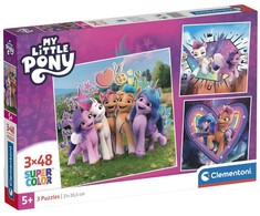 Hasbro Clementoni Dėlionė 3x48 vnt. - My Little Pony
