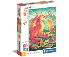 Clementoni Dėlionė 60 vnt. - Drakonų šeima