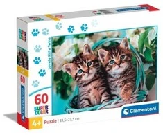 Clementoni Dėlionė 60 vnt. - Mieli kačiukai