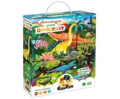 Dėlionė CzuCzu Observational puzzle Dinosaurs 60 pieces educational poster ZA5559