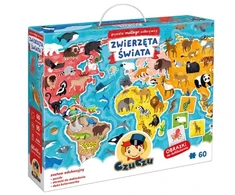 Dėlionė CzuCzu Puzzle Małego odkrywcy Zwierz.wiata 94775