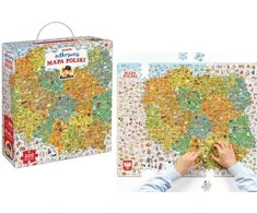 Dėlionė CzuCzu puzzle odkrywcy mapa Polski 300el 94553