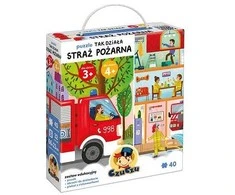 CzuCzu galvosūkis Taip dirba ugniagesiai 40 vienetų + mokomasis plakatas