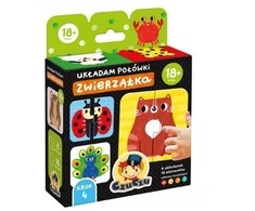 Dėlionė CzuCzu układam połówki zwierzštka 94638