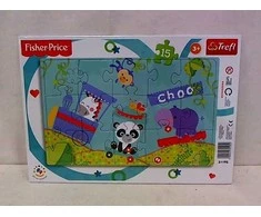 Dėlionė Zdelistowane XPuzzle RAMKOWE 15 WESOŁY POCIĽG MATTEL 31195