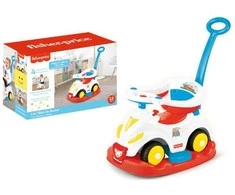 Paspiriama mašina Smile 4in1 stumdukas-sūpynės-mašina Dolu Fisher Price, 81 cm, 1812