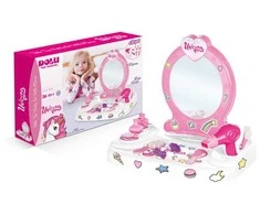 Tualetinis kosmetinis staliukas su priedais Unicorn Dolu, 2563
