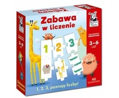 Kapitan Nauka Kapitono mokslo skaičiavimo žaidimas. Mokomoji dėlionė 3-6 metams