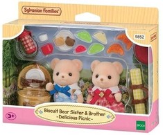 SYLVANIAN FAMILIES Rinkinys „Sausaininių meškučių iškyla“