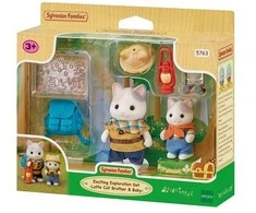 Sylvanian Families – jaudinantis atradimų rinkinys – Latte Cat Brother &amp; Baby (5763)