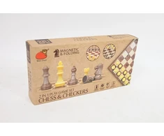 Fh Toys Magnetiniai šachmatai ir šaškės 2 viename 08332