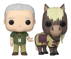 FUNKO POP! Vinilinė figūrėlė: Parks and Recreation - Jerry &amp; Lil Sebastian, 9 cm
