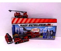 Hipo Ugniagesių automobiliai žaidžia ir šviečia, 14cm - HKG079