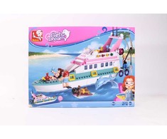 Kruizinė jachta Blocks 329 el 29,6 cm Sluban Girls Friends M38-B0609