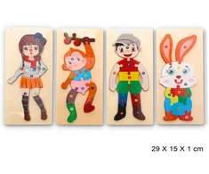 Dėlionė Gazelo Układanka drewniana Z7090 46493