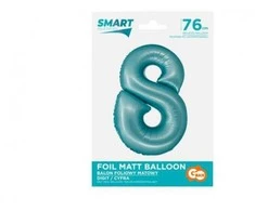 GoDan Smart folijos balionas, numeris 8, matinė mėlyna, 76 cm GoDan