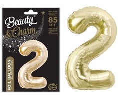 „GoDan BALLOON FALL 2 CHAMPAGNE“ 85 cm GO PBH