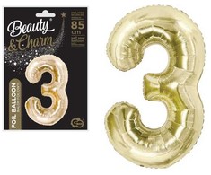 „GoDan BALLOON FALL 3 CHAMPAGNE“ 85 cm GO PBH