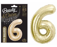 GoDan BALLOON FALL 6 CHAMPAGNE 85CM GO PBH