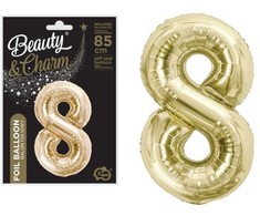 GoDan BALLOON FALL 8 CHAMPAGNE 85CM GO PBH