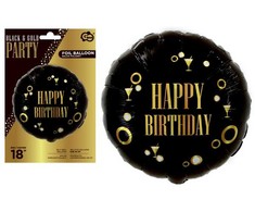 GoDan Balon foliowy 18" HappyBday B_GParty FG-OHBK 68501