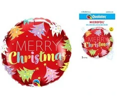 GoDan Balon foliowy 18" QL RND MerryChristm.15025 50217