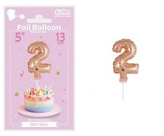 GoDan Balon foliowy Cyfra2 róż-auksinė BC-5RZ2 13341