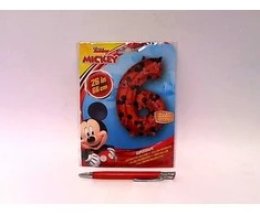 GoDan AMSCAN Foil balionas 6 Mickey Mouse, raudona, 66 cm