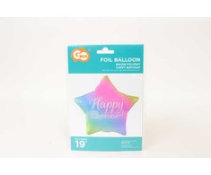 GoDan Balon foliowy Happy B-day gwiazda FG-GHBT 70764