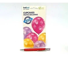 GoDan Belball Balony Muffinki, D11, 30 cm, 6 vnt.