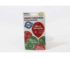GoDan Premium balionai "Merry Christmas" (6vnt)
