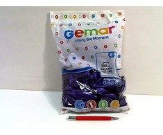 SDM Balon metalizowany violetinė nr 34, 100 vnt (SDMX0309)