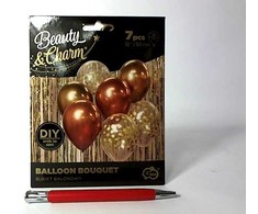 Metalinis balionas 12 aukso ir vario Party GODAN BB-ZLM7
