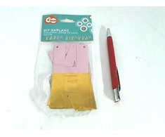 GoDan Girlanda pap Zrób to sam róż-zł160cm PF-GURZ 54078