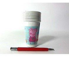 GoDan Kubeczki plastikowe Świnka Peppa 200ml 8szt Godan
