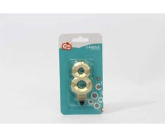 GoDan Świeczka Cyfra 8 Diament 7.6cm