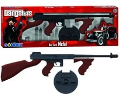 „Pulio Metal“ gangsterio pistoletas, 8 šoviniai („Gonher“) (SUPAKUOTI KAIP DOVANĄ = 3.99 €)