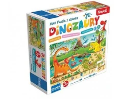 Granna Dėlionė Dinozaurai vaikams, 24 dalys, 3+, spalvota