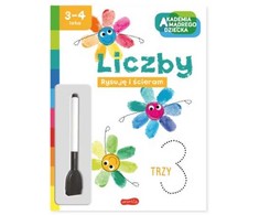 HARPERCOLLINS Akademia...Liczby Rysuję i cieram 96458