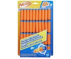 Hasbro NERF N1 Foam Bullets - Set of 80 Darts Length 6cm ZA6189