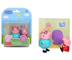 Hasbro *****PEPPA 2 figurki Peppa + tata Peppy D4090 /8