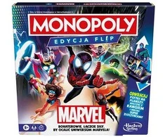 Hasbro *****Žaidimas MONOPOLY Flip Marvel wersja polska F9931