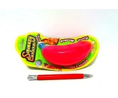 Hipo AST. SQUEEZ bananas, 14 cm, tamprus, 3 vnt.