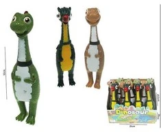 Hipo Dinozauras 32 cm suspaudimas, 3 garsų tipai 4237/38/39 p12, mišinio kaina už 1 vnt.