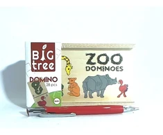 Hipo Domino zwierzęta 28el drewno 61016 78991