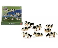 Hipo Hippo Farma Cows 1:87 juoda balta 8vnt 571878 51348